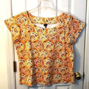 Rafaella Woman Size 2X Cutest Cap Sleeve top soft and comfortable PIt to Pit 23"